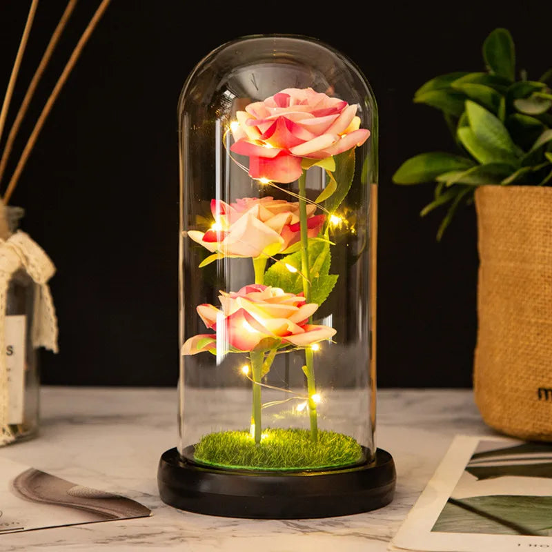 Illuminating Rose Paradise Decor