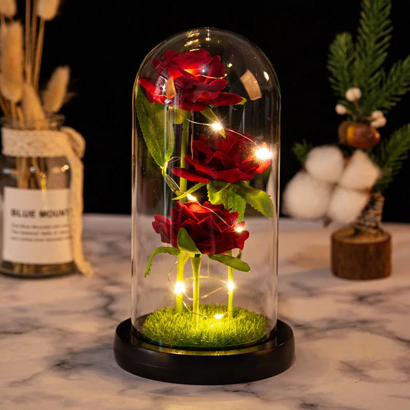 Illuminating Rose Paradise Decor
