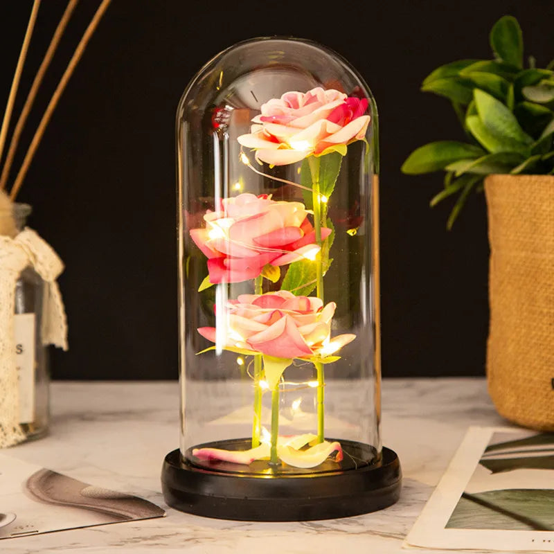 Illuminating Rose Paradise Decor